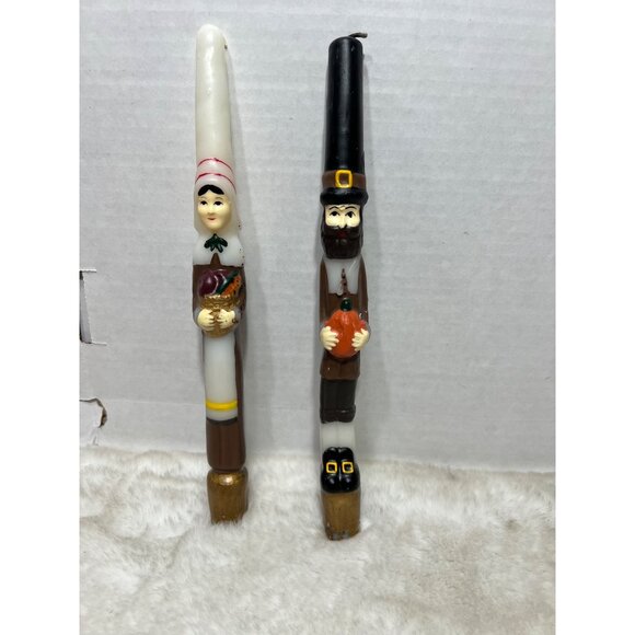 Amscan Thanksgiving 10" Hand Painted Sculptured Candles Set - Picture 12 of 12